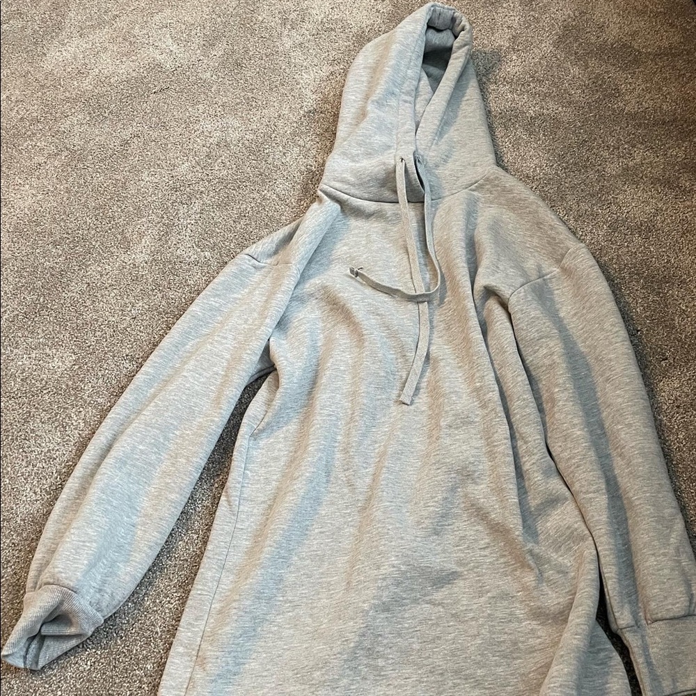 Zara oversized grey sweatshirt